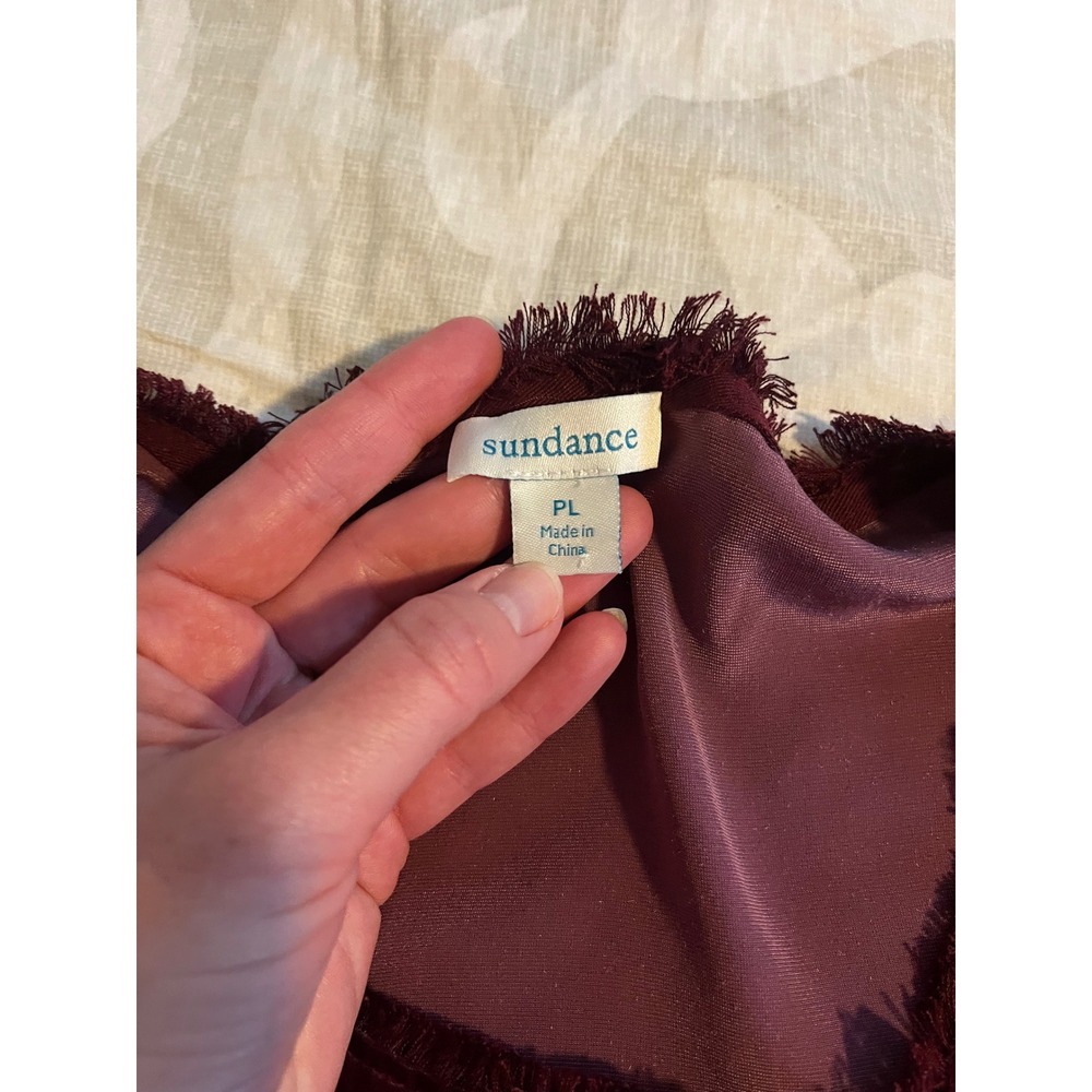 Sundance Women's Alannah‎ Crushed
Velvet Boho mini dress petite large - Picture 3 of 10